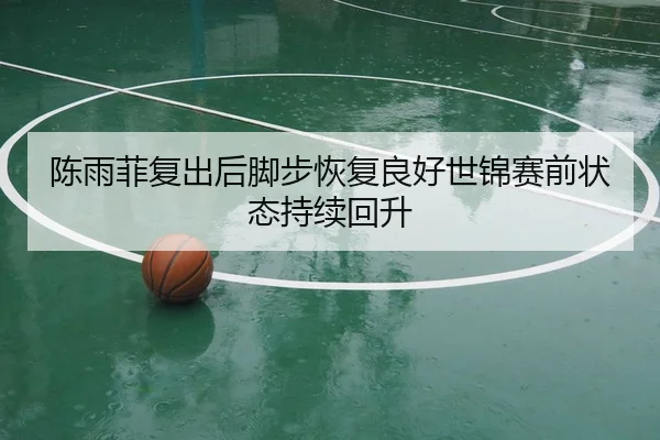 陈雨菲复出后脚步恢复良好世锦赛前状态持续回升